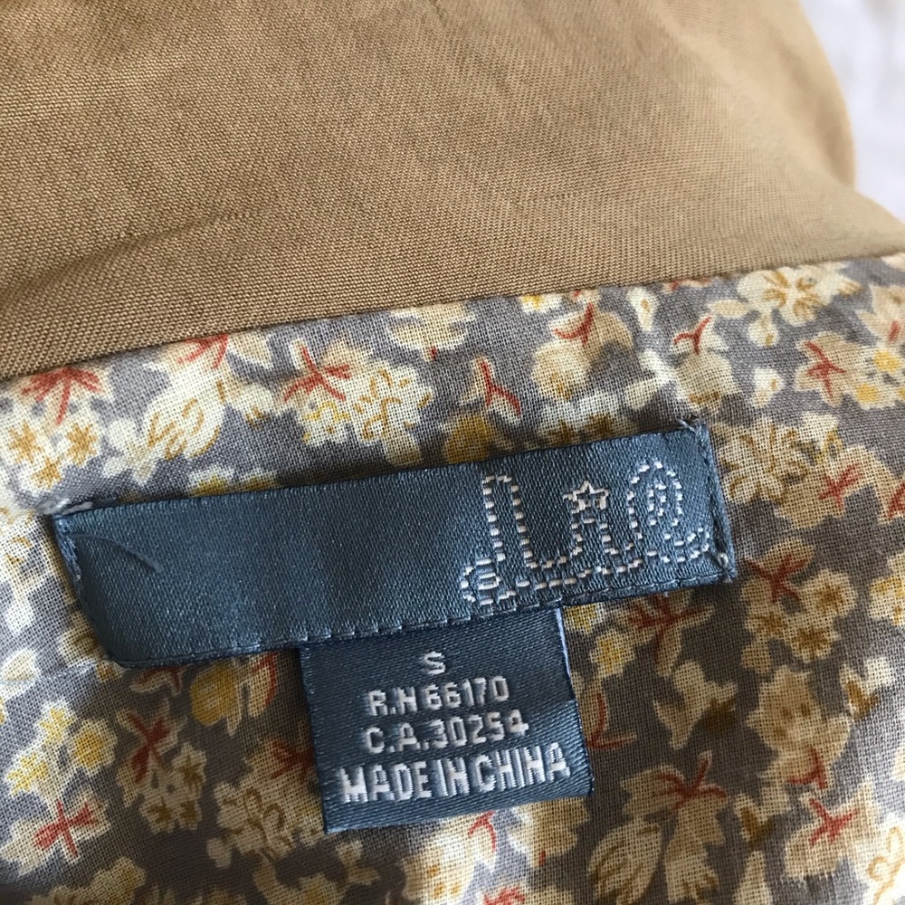 NEVER WORN ANTHROPOLOGIE light trench beige - S - Picture 7 of 7